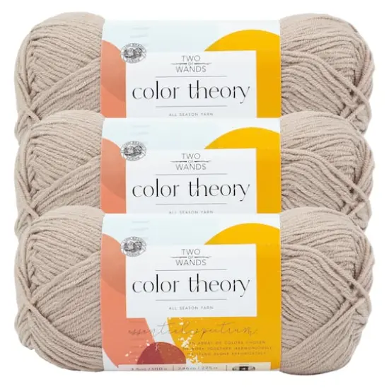 3 Pack: Lion Brand&reg; Two of Wands Color Theory Yarn Bone {1}