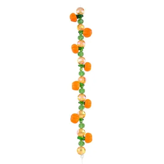 Orange Pumpkin Lampwork Glass Bead Mix by Bead Landing&trade; {4}