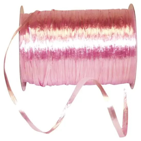 JAM Paper 1/4" Raffia Pearl Ribbon Azalea {1}