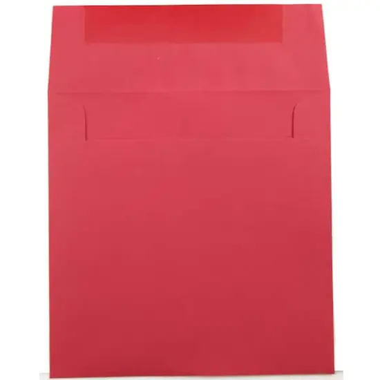 JAM Paper 7.5" x 7.5" Red Square Colored Invitation Envelopes, 25ct. {3}