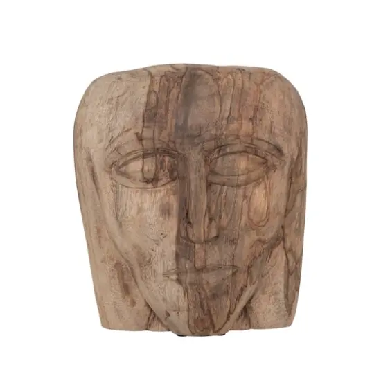 Hello Honey&reg; 10" Hand-Carved Mango Wood Face {1}