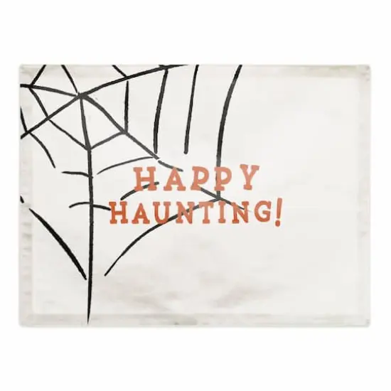 Haunting Web Polyester Twill Placemat {1}