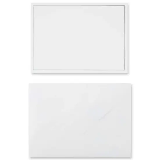 Silver Border Flat Cards & Envelopes by Recollections&trade;, 5" x 7" {7}