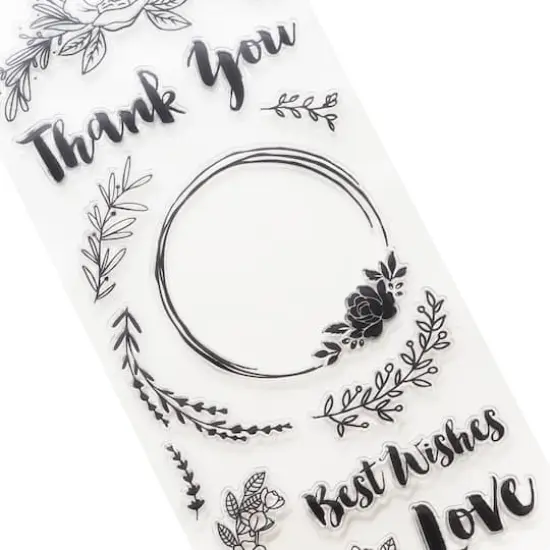 Wreath Clear Stamps by Recollections&trade; {3}