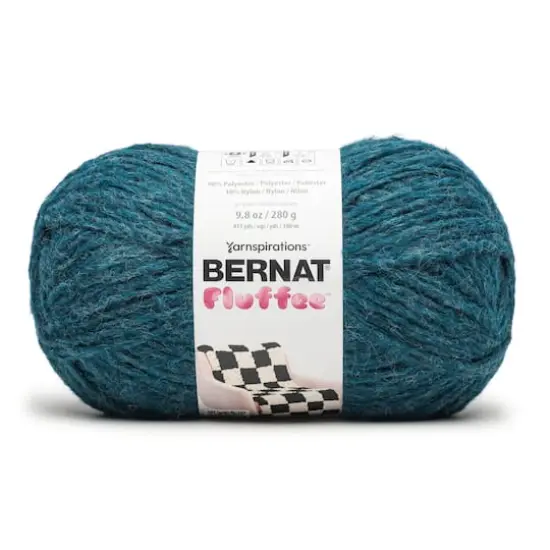 Bernat&reg; Fluffee&trade; Yarn Teal Appeal {1}