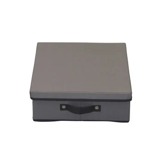 Household Essentials Plate Storage Box Gray {7}