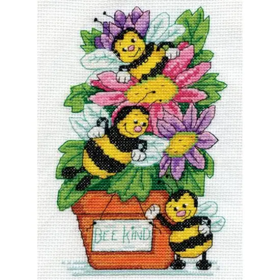 Design Works&trade; Bee Kind Counted Cross Stitch Kit {1}