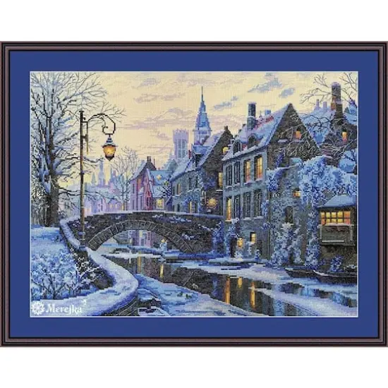 Merejka Winter Evening Counted Cross Stitch Kit {1}