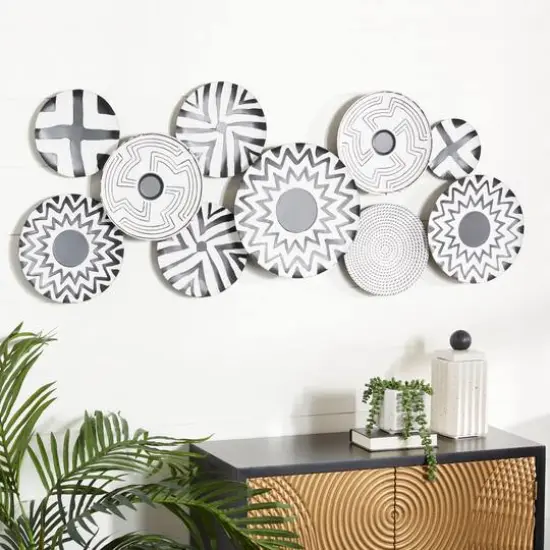 50" Contemporary Abstract Metal Wall D&eacute;cor {7}
