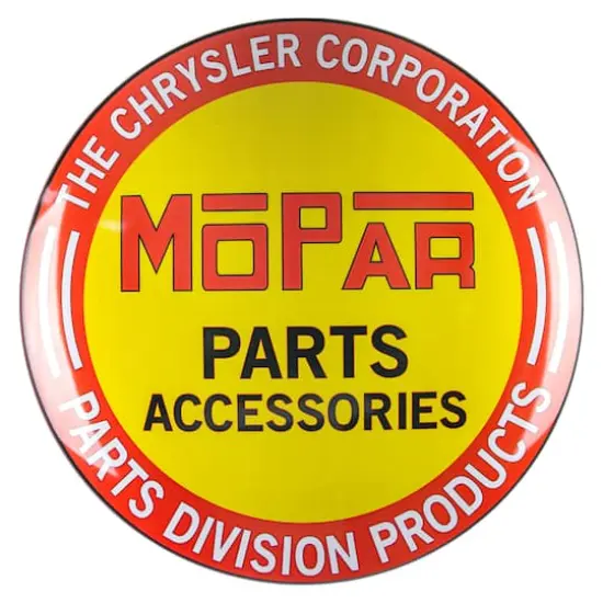 American Art D&eacute;cor&trade; 15.5" Mopar&trade; Dome Metal Sign {6}