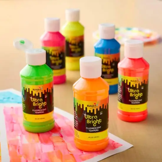 Rich Art Liquid Fresco Ultra Bright Tempera Paint Set {3}