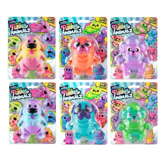 Assorted Orb&trade; Funkee Animalz Puppies Squishy Toy, 1pc. {3}