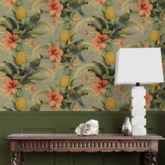 Tommy Bahama&reg; Beach Bounty Peel & Stick Wallpaper Tangelo {8}