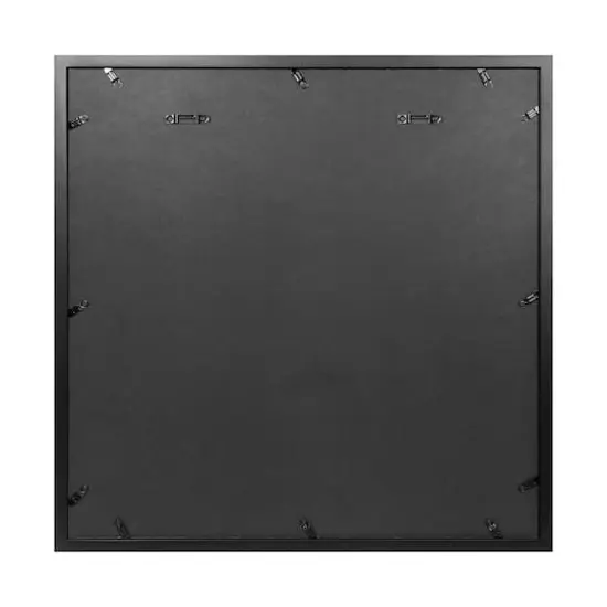 16 Opening 4" x 4" Black Collage Frame with Mat by Studio D&eacute;cor&reg; {4}