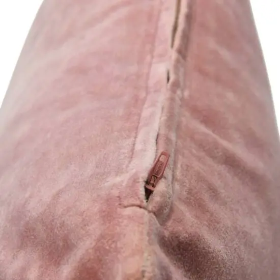 Hello Honey® 20" Square Velvet Knife Edge Pillow Cover Pink {6}