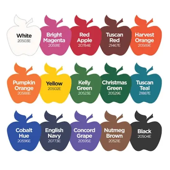 Apple Barrel&reg; Acrylic Fall Colors Paints with Mod Podge Gloss 16 Piece Set {3}