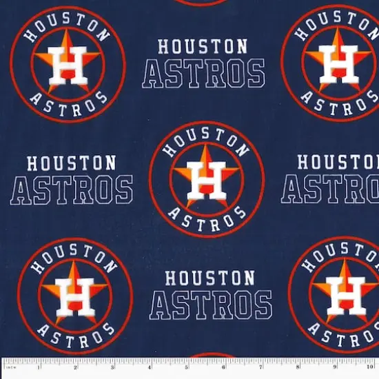 Fabric Traditions MLB Houston Astros Cotton Fabric  {3}