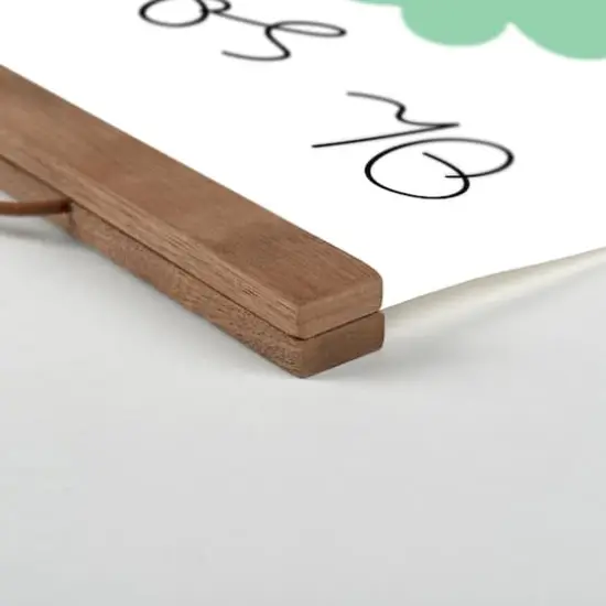 Shamrock Duplicate Hanging Canvas 16" x 16" Teak Hanging Canvas {3}