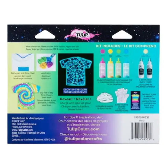 Tulip&reg; 4 Color Glow Tie Dye Kit {5}