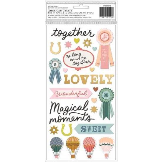 American Crafts&trade; Maggie Holmes Market Square Thickers Stickers {3}