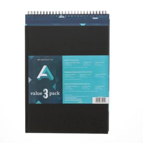 Art Alternatives Artist's Drawing Pad Value Pack {3}
