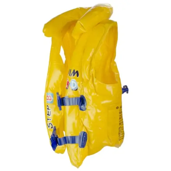 18" Yellow Swim Kid Step B Swimming Pool Training Vest {3}