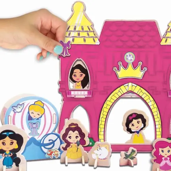 Disney Princess: Wood Castle Activity Building & Decorating Set {7}