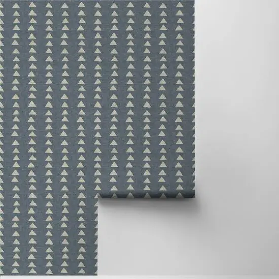 Surface Style Nomadic Triangle Peel & Stick Wallpaper Slate {9}