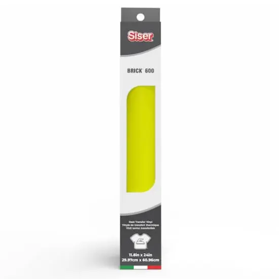 Siser&reg; Brick&reg; 600 Heat Transfer Vinyl Fluorescent Yellow {1}