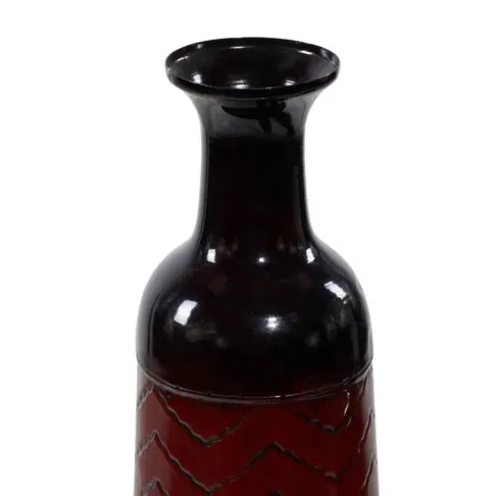 Multi Colored Metal Traditional Vase Set {8}