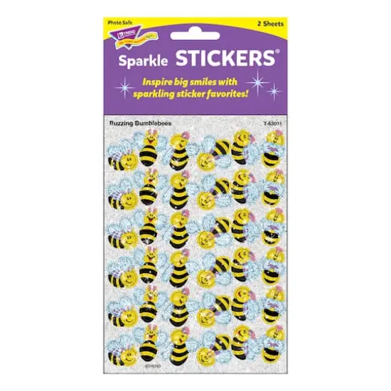 Trend Enterprises&reg; Sparkle Stickers&reg; Buzzing Bumblebees, 12 Packs of 72 {4}