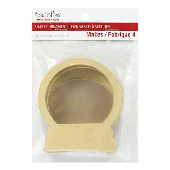 Snow Globe Shaker Ornament Kit by Recollections&trade; {3}