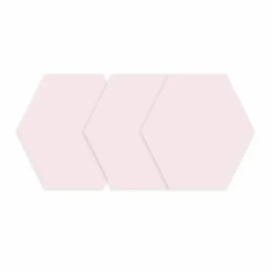RoomMates Blush Beauty Dry Erase Hexagon Peel & Stick Decals {1}