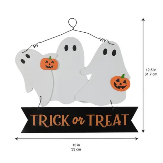 13" Hanging Ghosts Trick-or-Treat Sign by Ashland&reg; {5}