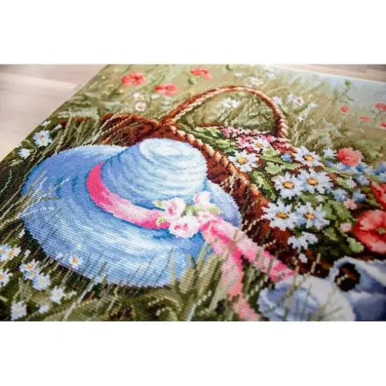 Luca-s Meadow With Poppies Counted Cross Stitch Kit {13}