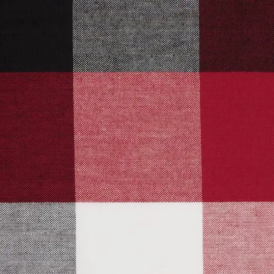 Cardinal Red Tri Color Check Tablecloth 60" x 120" {4}