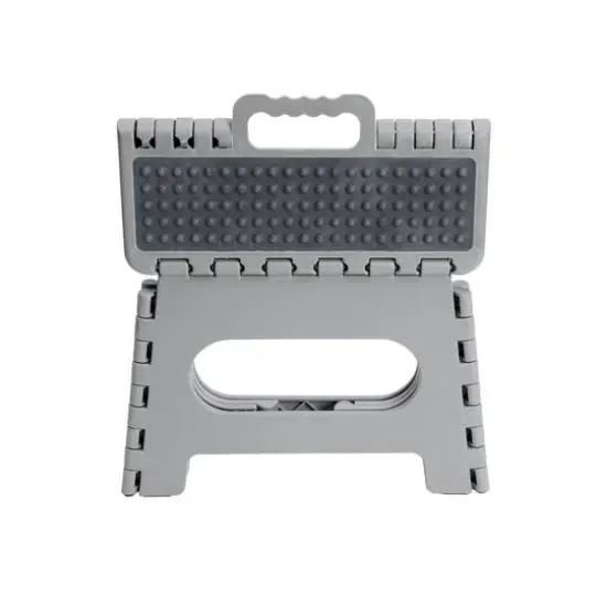 Simplify 9" Anti-Skid Folding Step Stool Gray {3}