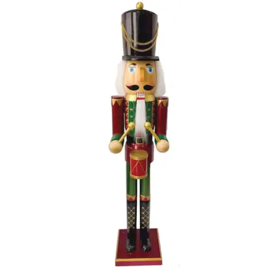 Santa's Workshop 36" Drummer Nutcracker {1}