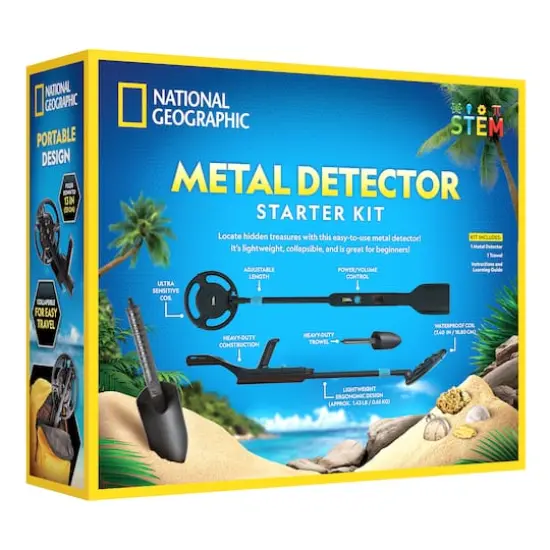 National Geographic&trade; Metal Detector Starter Kit {6}