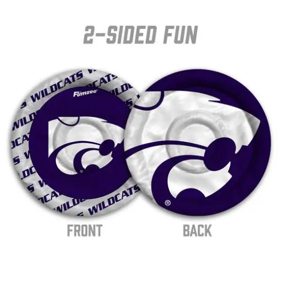NCAA Flimzee Bean-Bag Flying Disc Kansas State Wildcats {3}
