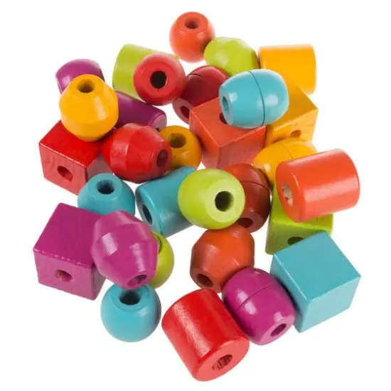 Toy Time Kids Bead & String Lacing Toy Set {6}