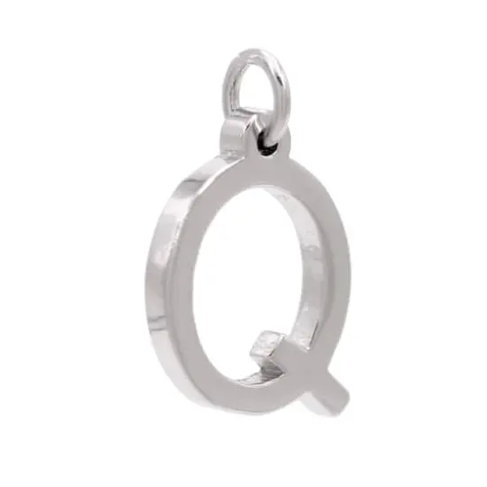 Sterling Silver Alphabet Charm by Bead Landing&trade; Q {4}