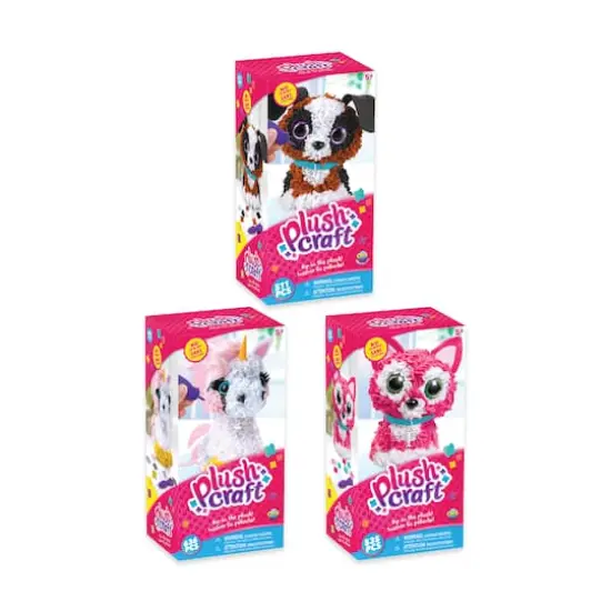 Assorted PlushCraft&trade; 3D Animal Kit {1}