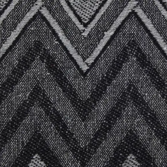 DII&reg; Zig-Zag Chevron Throw Black {6}