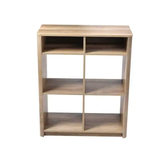 Hello Honey&reg; Coastal Oak Console Table with Storage {5}