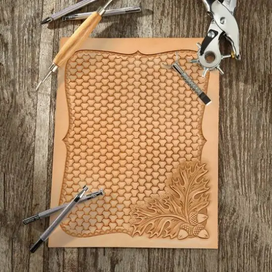 Realeather&reg; 8.5" x 11" Medium Weight Tooling Leather {5}