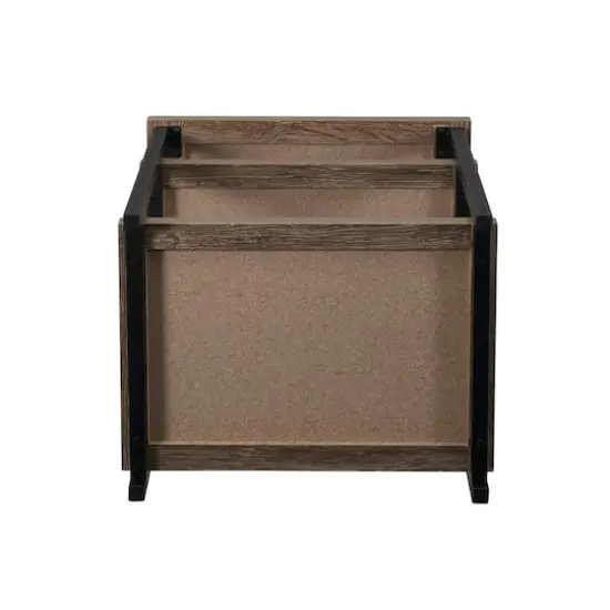 Household Essentials Jamestown Ashwood 2-Shelf End Table {10}