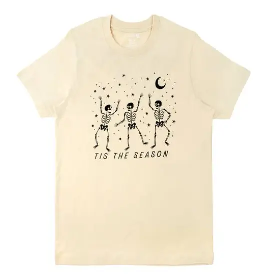 Beige Tis the Season Adult Crew Neck T-Shirt by Celebrate It&trade; {1}