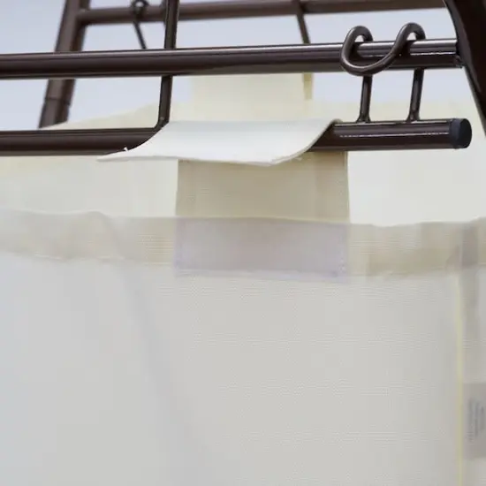 Household Essentials Rolling Laundry Hamper {4}