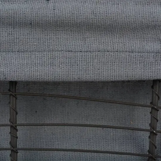 DII&reg; Medium Gray Lined Vintage Wire Basket, 2ct. {7}